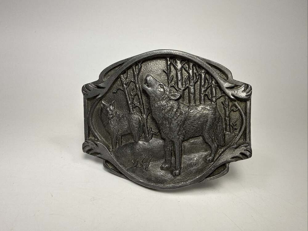 Buckles Of American Wolves Masterpiece Collection Metal Belt Buckle